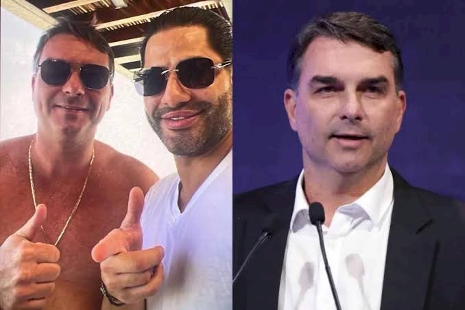 Foto de Flávio Bolsonaro com homem ligado ao caso Daniel Vorcaro amplia pressão sobre senador após versões contraditórias